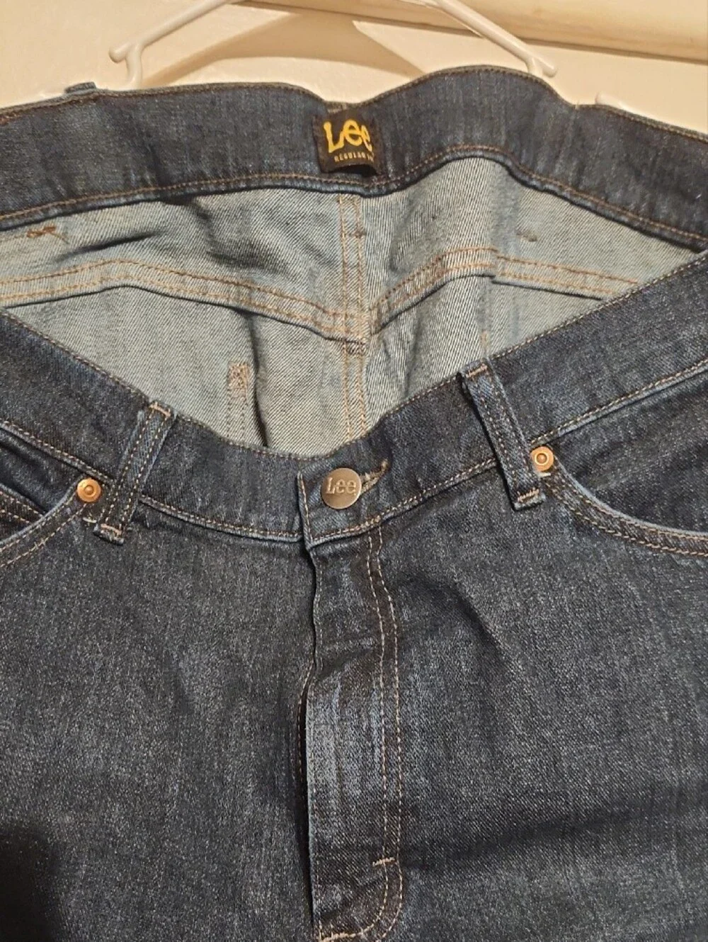 Lee Men’s Black Straight Jeans
